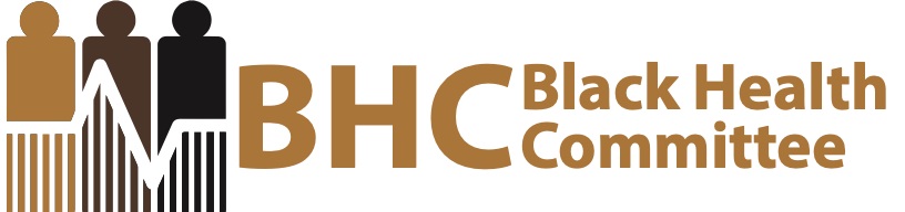 Black Health Committee Logo, with text that reads Black Health Committee
