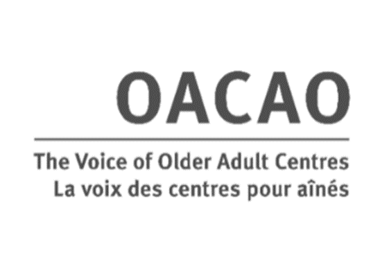 Logo: OACAO - The Voice of Older Adult Centres