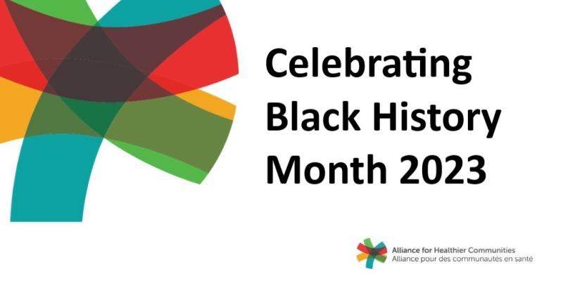 Alliance graphic with text that reads: Celebrating Black History Month 2023